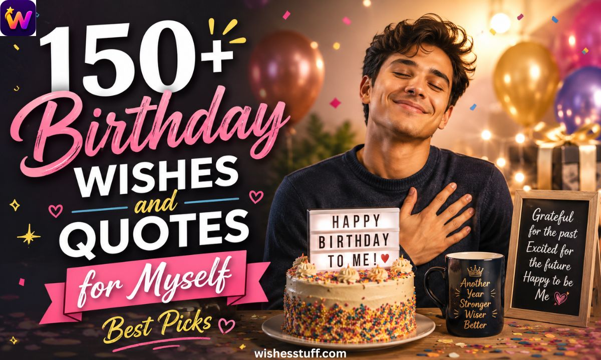 150+ Birthday Wishes and Quotes for Myself Best Picks