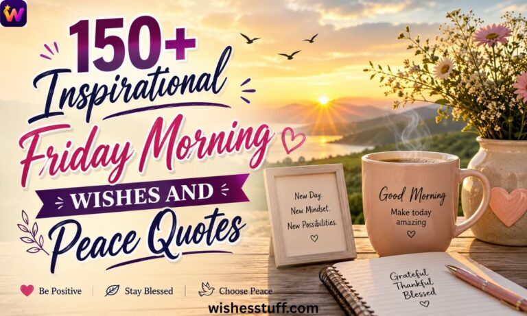 150+ Inspirational Friday Morning Wishes and Peace Quotes