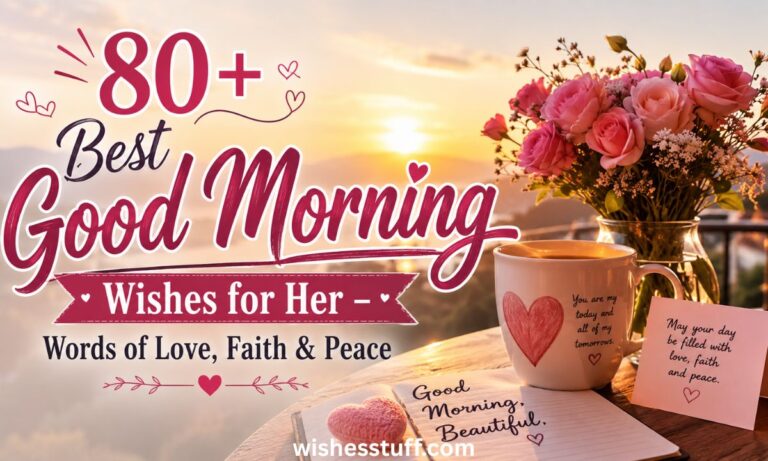 80+ Best Good Morning Wishes for Her – Words of Love, Faith & Peace
