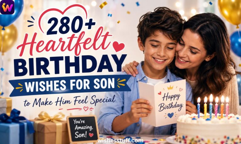 280+ Heartfelt Birthday Wishes for Son to Make Him Feel Specialding