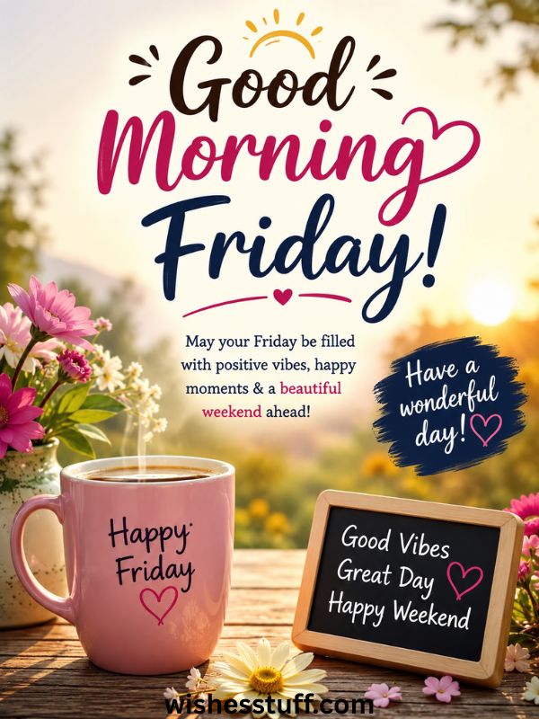 Good Morning Friday Wishes