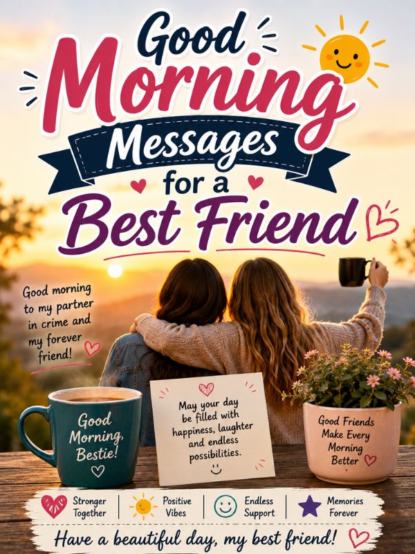 Good Morning Messages For A Best Friend