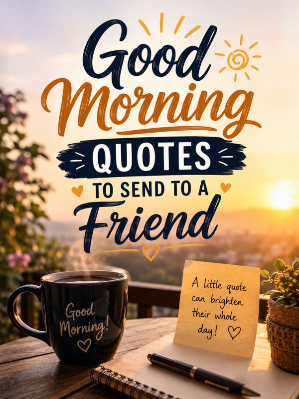 Good Morning Quotes To Send To A Friend