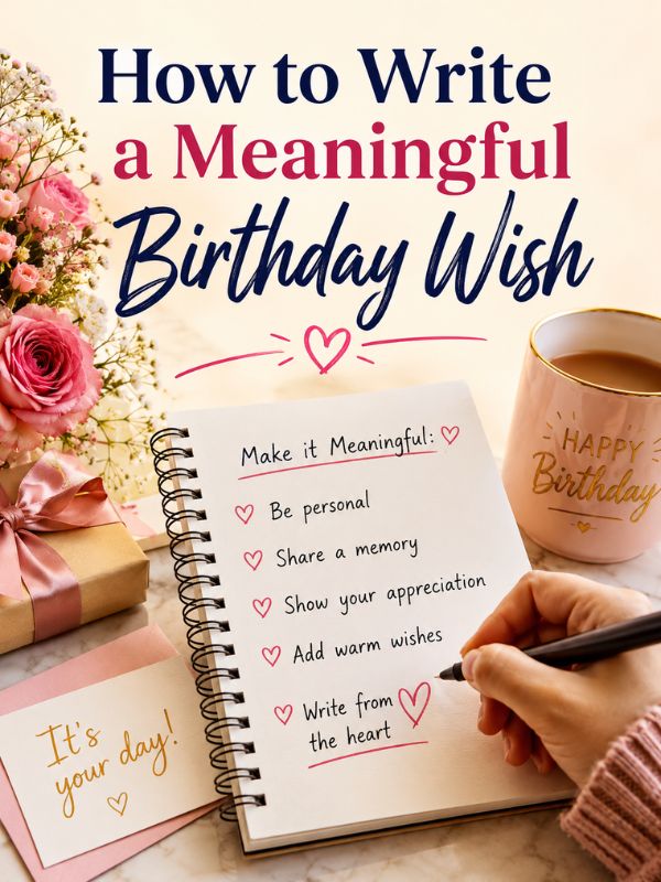 200+ Heartfelt Birthday Wishes for Loved Ones That Feel Real (2026) How to Write a Meaningful Birthday Wish