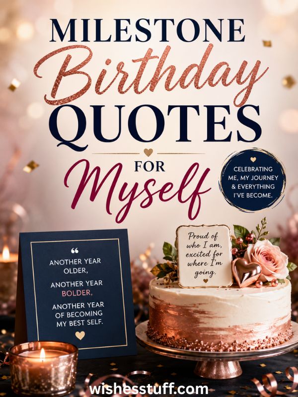 150+ Birthday Wishes for Myself Best Picks Milestone Birthday Quotes for Myself