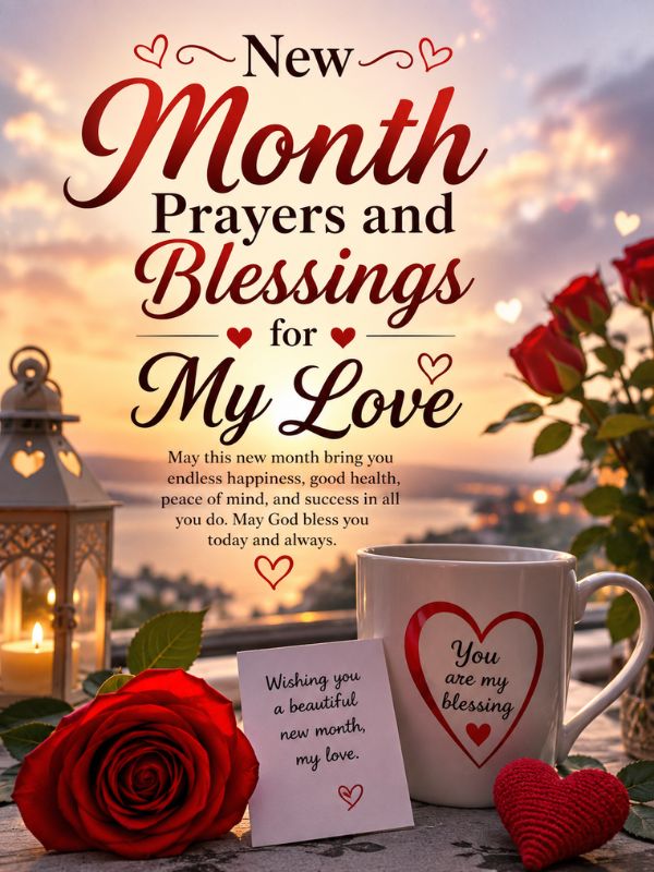 120+ Best New Month Wishes to My Love (Cute & Romantic Texts) New Month Prayers and Blessings for My Love