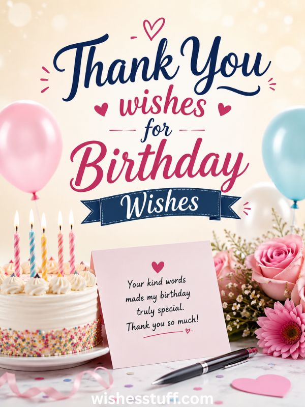 150+ Birthday Wishes for Myself Best Picks Thank You wishes for Birthday Wishes