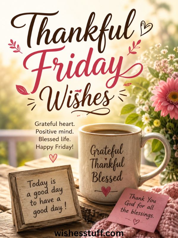 Thankful Friday Wishes