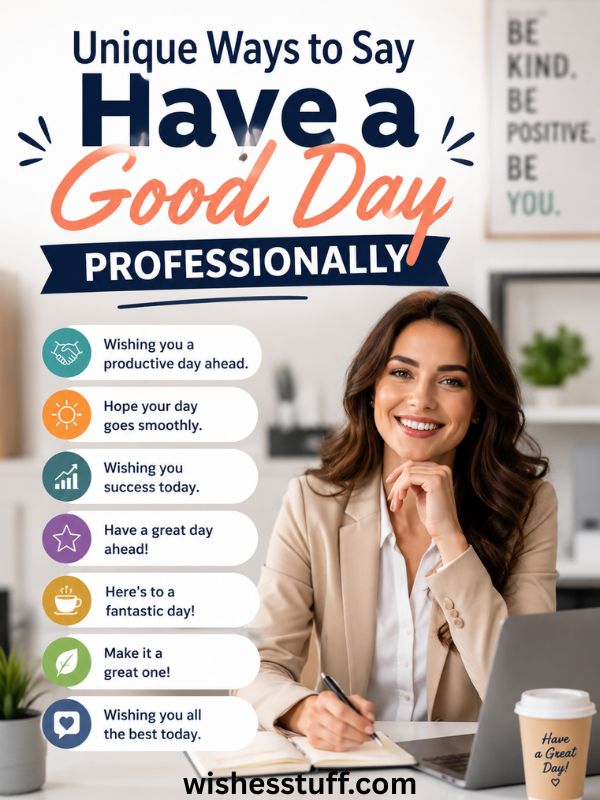 300+ Creative Responses And Wishes to "Have A Good Day" Unique Ways to Say Have a Good Day Professionally