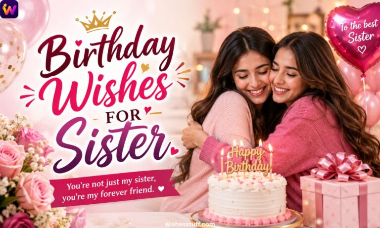 100+ Birthday Wishes for Sister (2026) Short, Funny & Heart Touching Messages