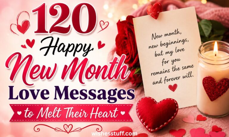 120 happy new month love messages to melt their heart