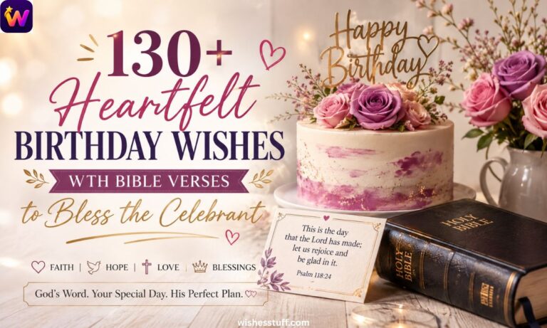 130+ Heartfelt Birthday Wishes with Bible Verses to Bless the Celebrant