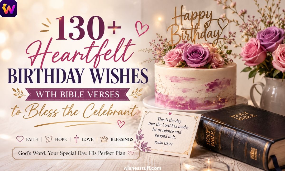 130+ Heartfelt Birthday Wishes with Bible Verses to Bless the Celebrant