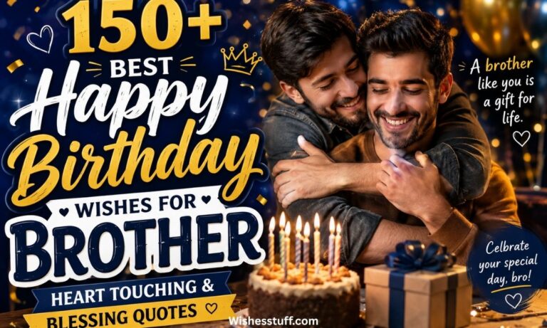 150+ best happy birthday wishes for brother, heart touching & blessing quotes