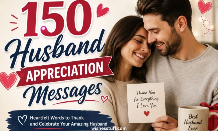 150 husband appreciation messages