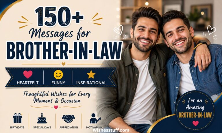 150+ messages for brother in law heartfelt, funny & inspirational wishes