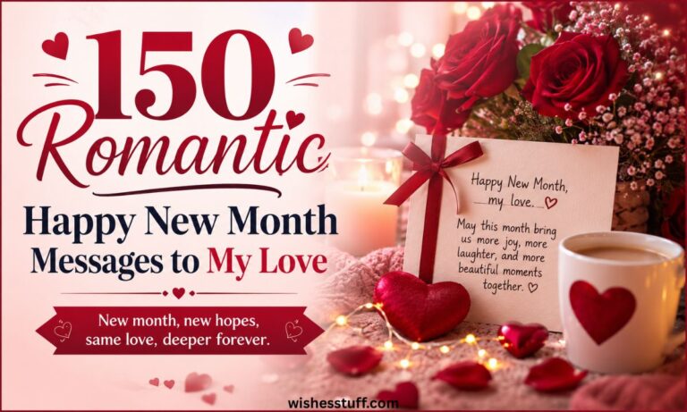 150 romantic happy new month messages to my love