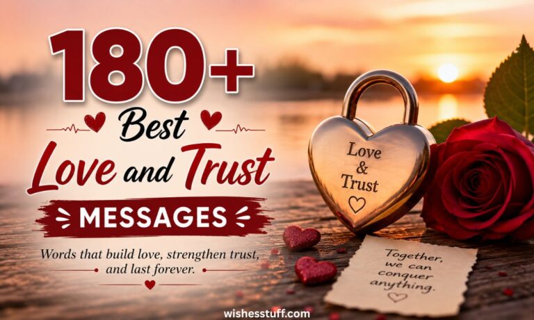 "180+ Best Love and Trust Messages for Wife – Sweet & Romantic Quotes"