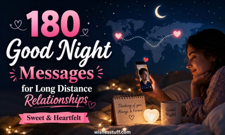 180 good night messages for long distance relationships — sweet & heartfelt