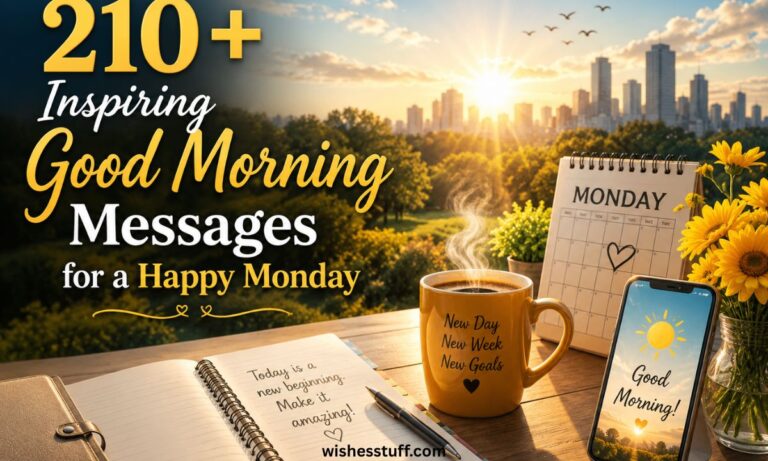 210+ inspiring good morning messages for a happy monday 