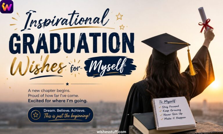 220+ Inspirational Graduation Wishes for Myself to Celebrate Every Achievement