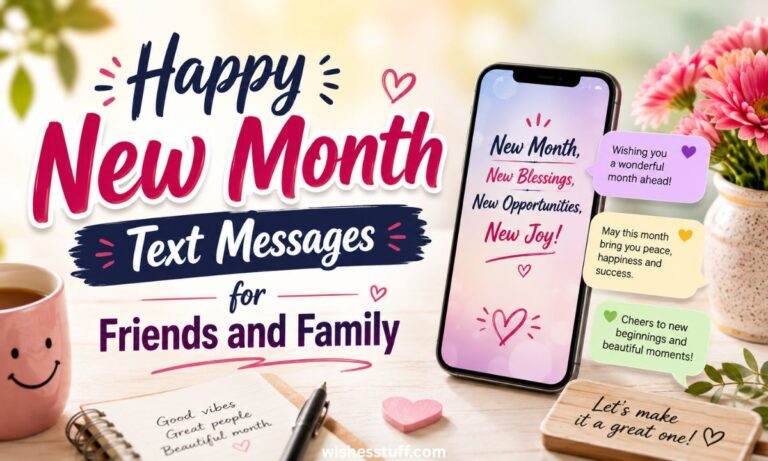 300+ happy new month text messages for friends & family – wishes & prayers