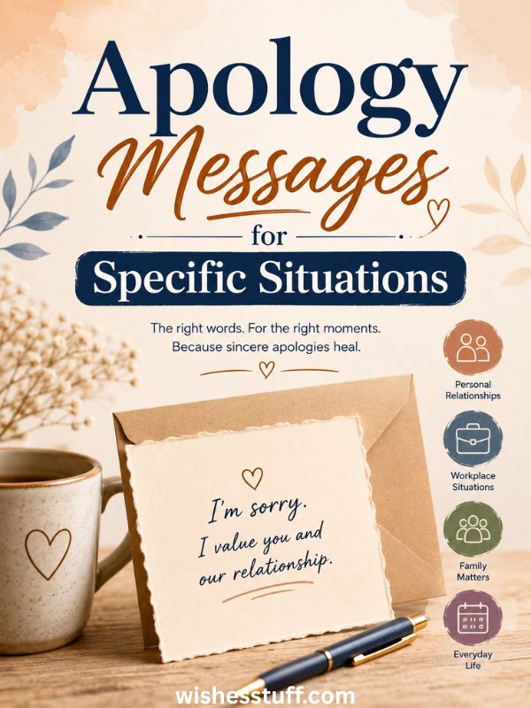 300+ Best Apology Messages for Her, Sorry Quotes & Texts apology messages for specific situations