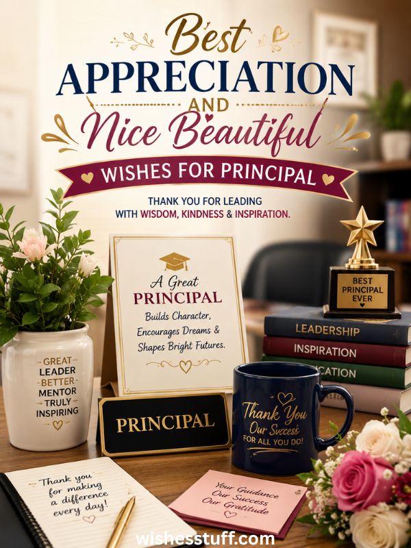 Appreciation Words For Principals From Students, Teachers, And Parents