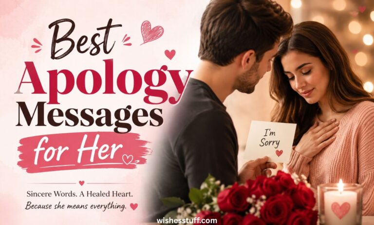 best apology messages for her