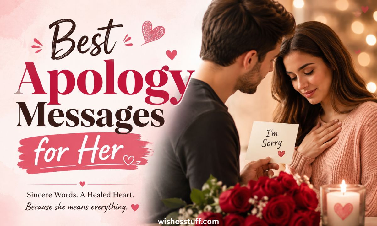 best apology messages for her