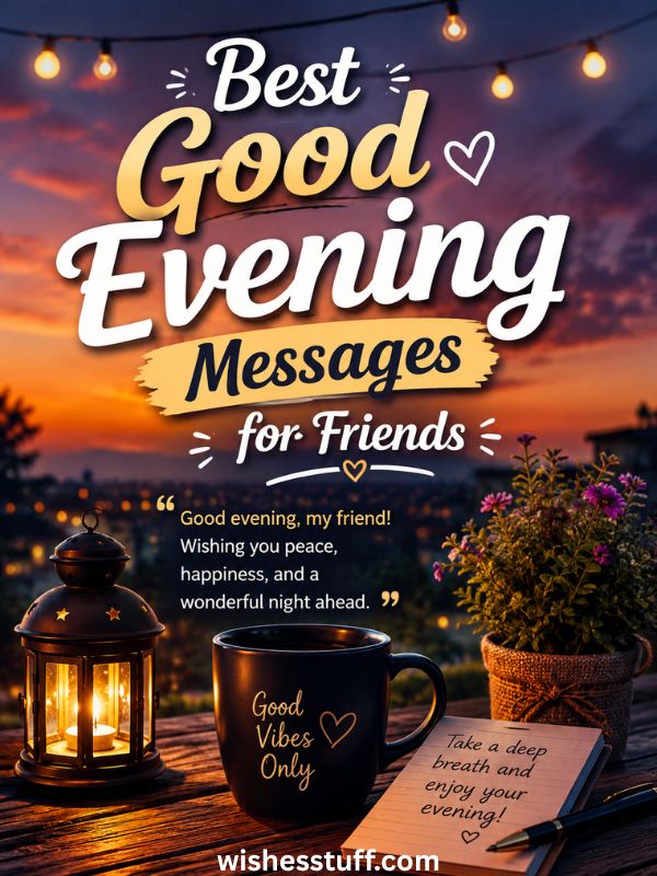 Best Good Evening Messages for Friends