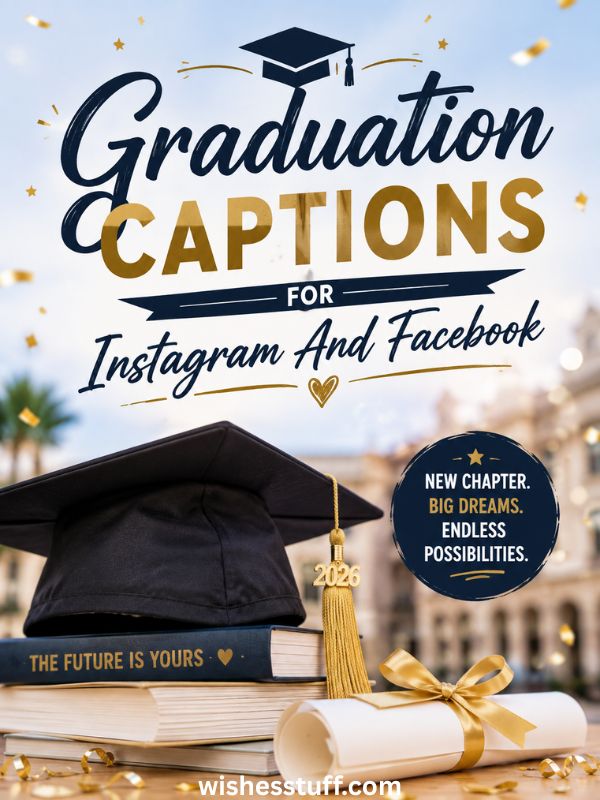 Graduation Captions For Instagram And Facebook