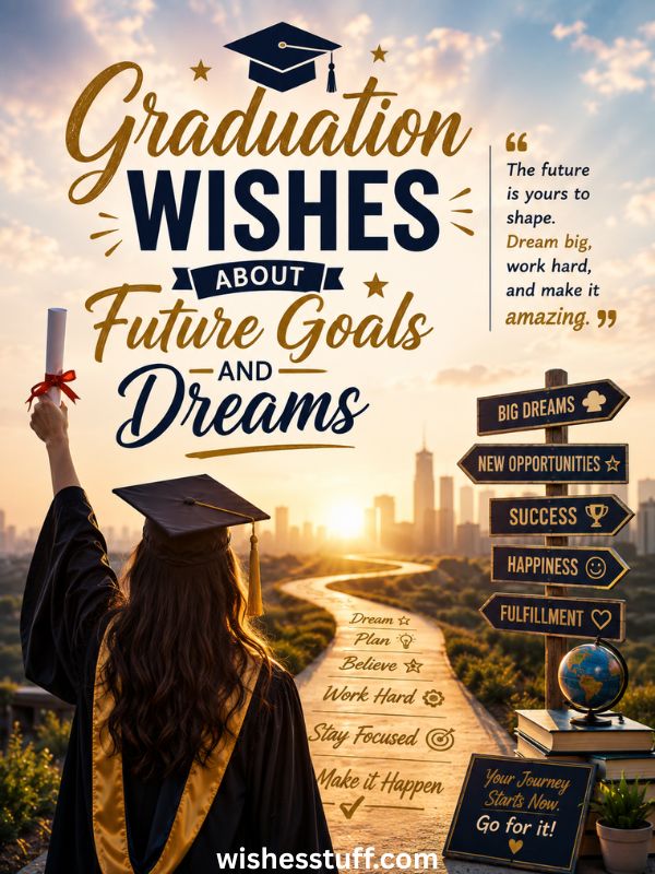 Graduation Wishes About Future Goals And Dreams