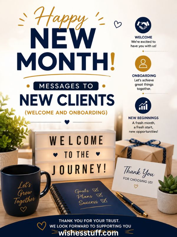 300+ New Month Messages to Clients That Build Trust and Loyalty happy new month messages to new clients (welcome and onboarding)