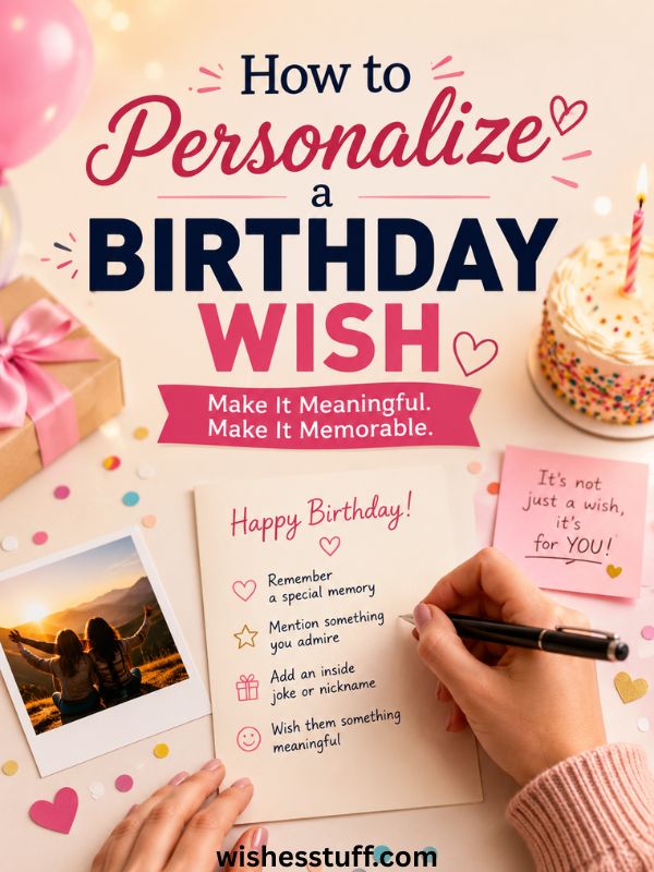 130+ Heartfelt Birthday Wishes with Bible Verses to Bless the Celebrant How to Personalize a Birthday Wish