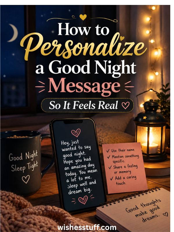   How to Personalize a Good Night Message So It Feels Real