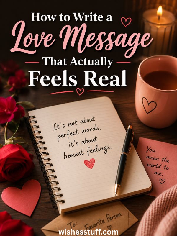 200 Deep Love Messages for Her — Say 'I Love You' Without Saying It how to write a love message that actually feels real