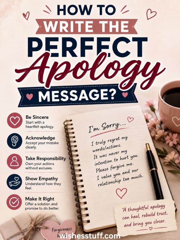 300+ Best Apology Messages for Her, Sorry Quotes & Texts how to write the perfect apology message