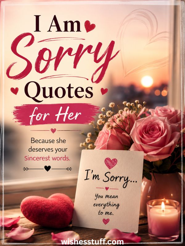 300+ Best Apology Messages for Her, Sorry Quotes & Texts i am sorry quotes for her
