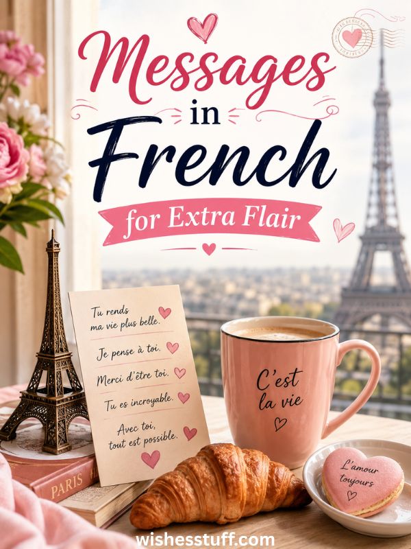 messages in french for extra flair