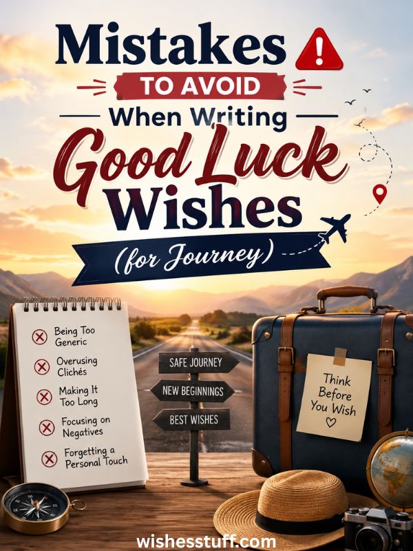 150+ Powerful Best of Luck in Your New Journey Wishes That Feel Real Mistakes to Avoid When Writing Good Luck Wishes