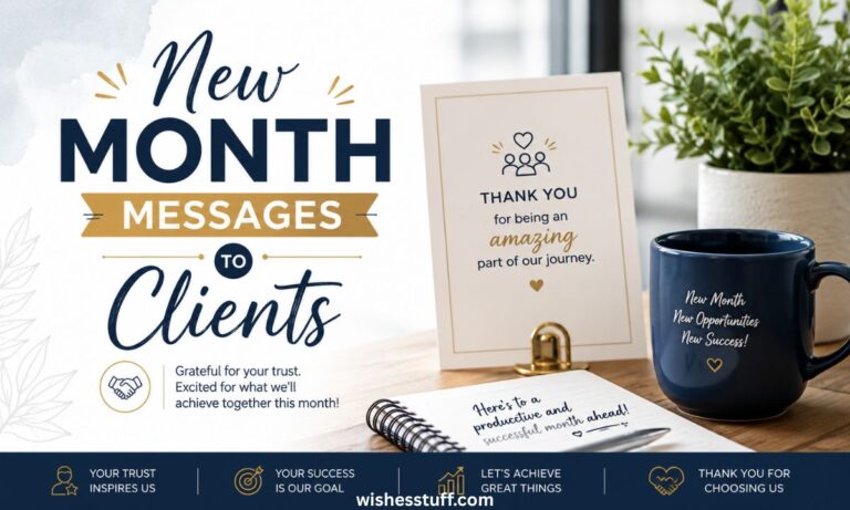  new month messages to clients