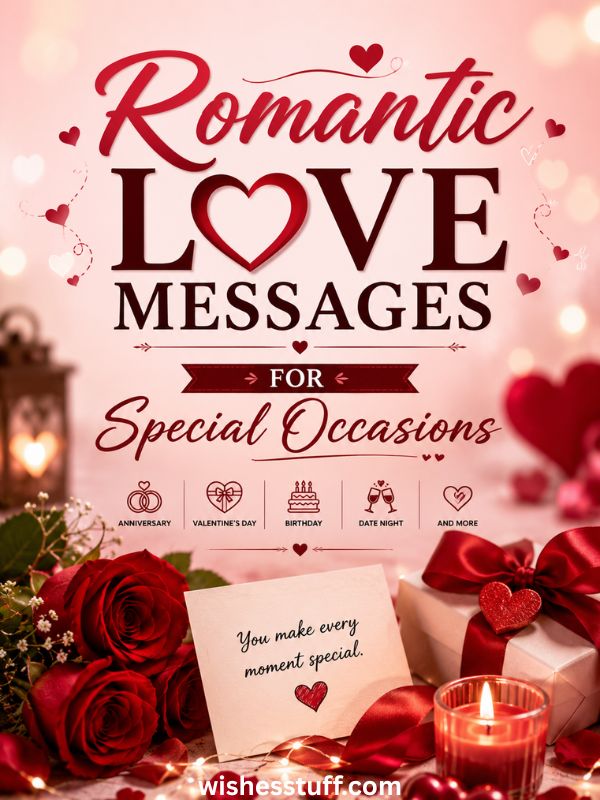 Romantic Love Messages for Special Occasions