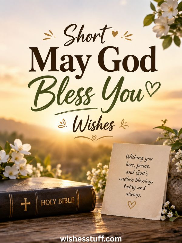 350+ Best Divine "May God Bless You" Wishes & Messages Short May God Bless You wishes