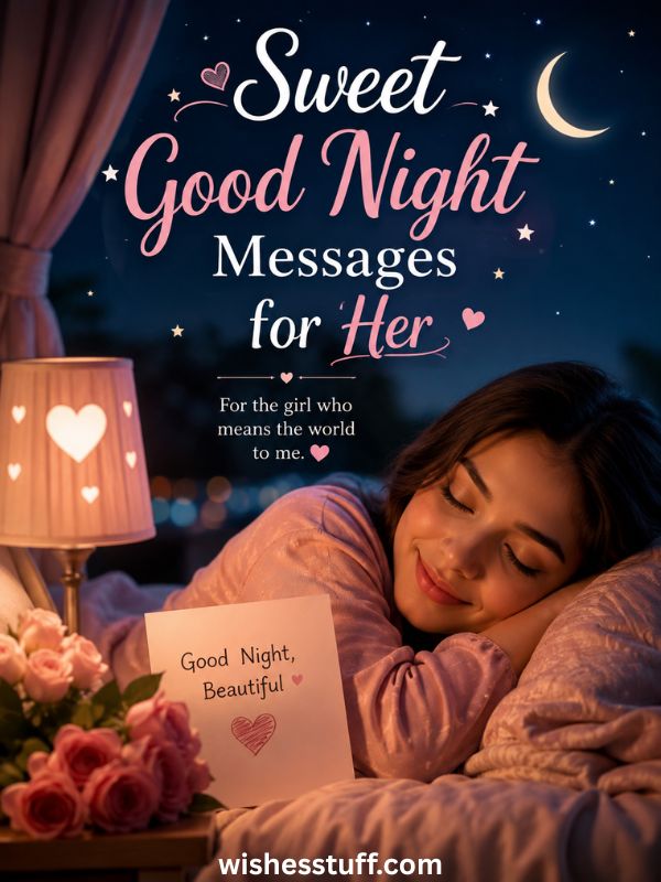 Sweet Good Night Messages for Her