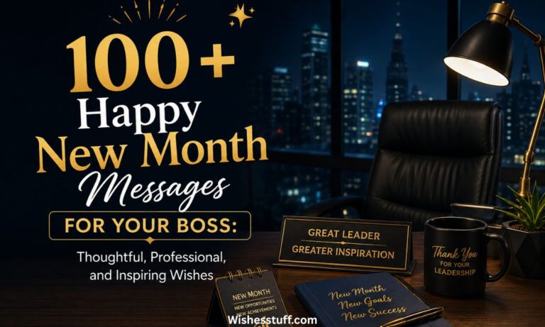 100+ happy new month messages for your boss thoughtful, professional, and inspiring wishes