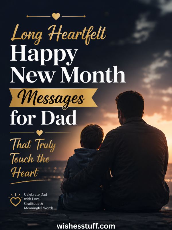 110+ Happy New Month Messages for Dad: Heartfelt, Funny & Inspiring Wishes long heartfelt happy new month messages for dad that truly touch the heart