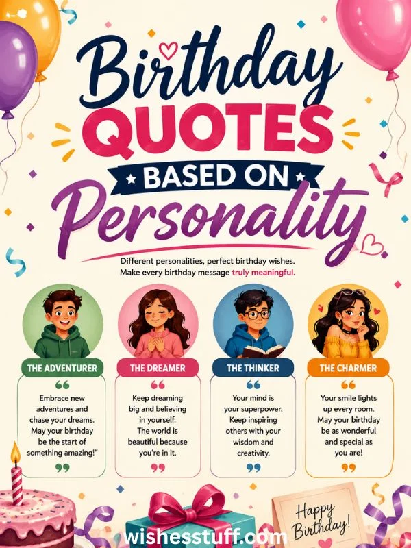 150+ Birthday Wishes for Myself Best Picks Birthday Quotes Based on Personality