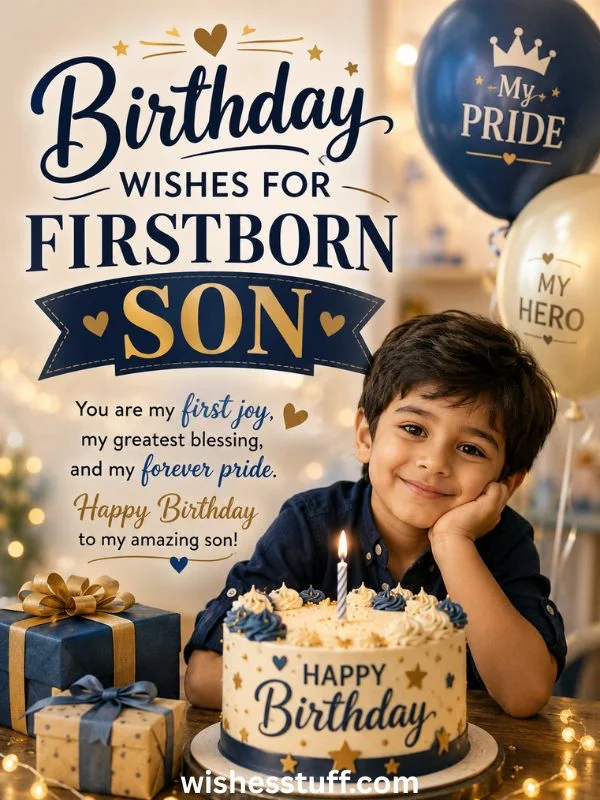 280+ Heartfelt Birthday Wishes for Son to Make Him Feel Special Birthday Wishes for Firstborn Son
