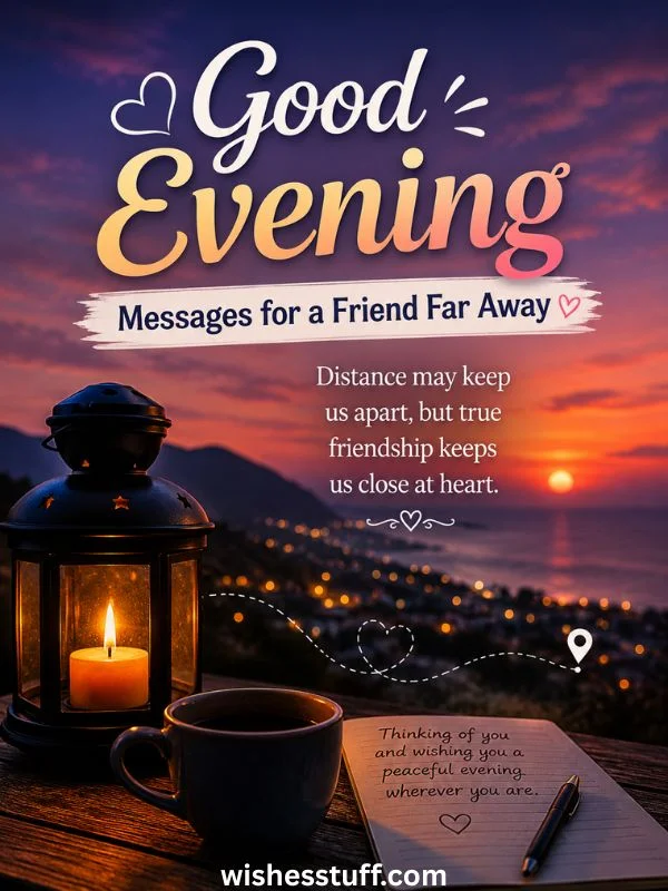 150+ Best Evening Messages for Friends That Feel Real Good Evening Messages for a Friend Far Away